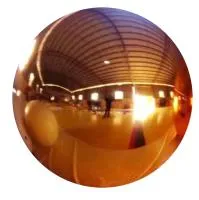 Полый шар из листовой меди (198299) поставка - сфера арт-объект ø 1000 мм. пустотелая  в Светлогорске