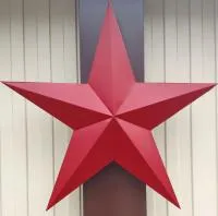 Красная звезда декор на стену в Светлогорске (518432)
