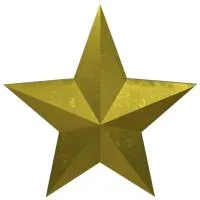 Звезда накладка на памятник литая латунь в Светлогорске (518483)