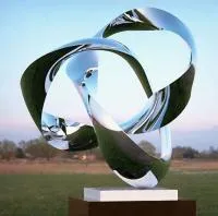 Кольца из нержавеющей стали скульптура (518288) производство арт-объект  в Светлогорске