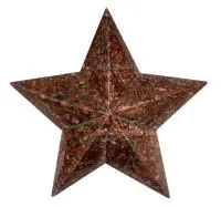 Звёздочка из красного гранита на памятник в Светлогорске (518445)